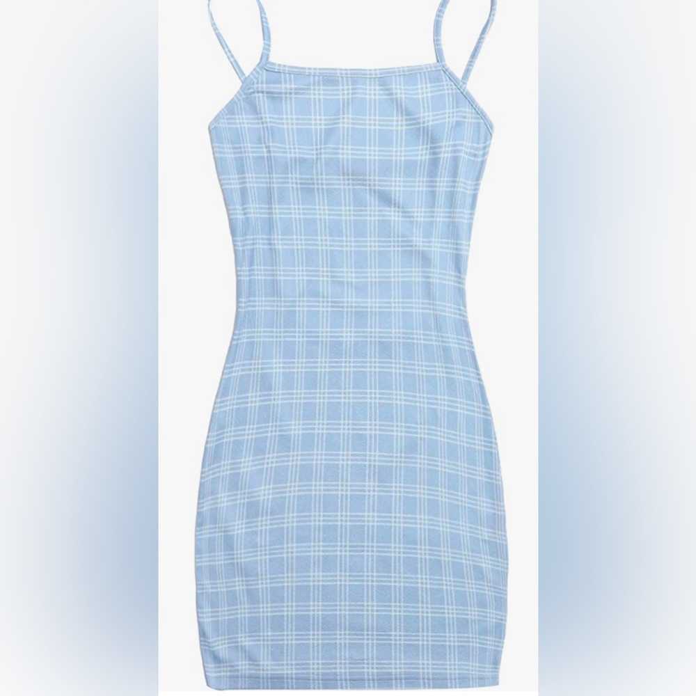 NWT π Women's Plaid Print Mini Cami Bodycon Dress, MULTIPLE COLORS AVAILABLE π - Picture 13 of 16